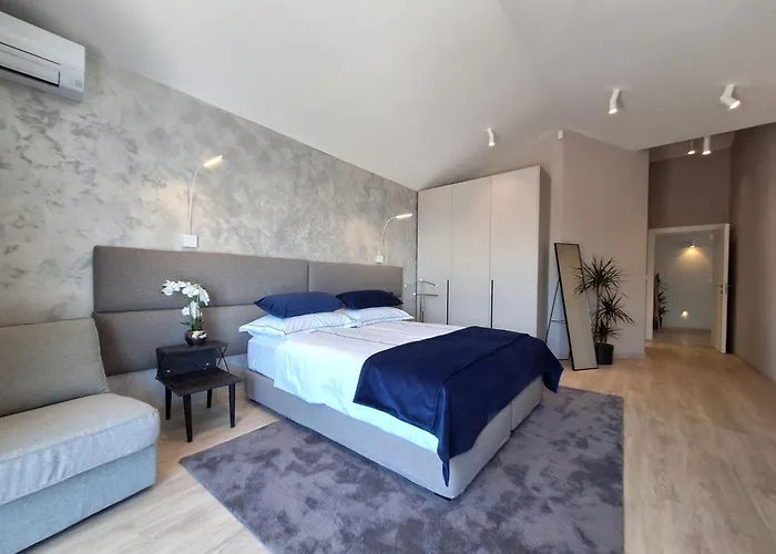 Levant For 10 People Near Opatija With Jacuzzi & Sea View 빌라 Mošćenička Draga